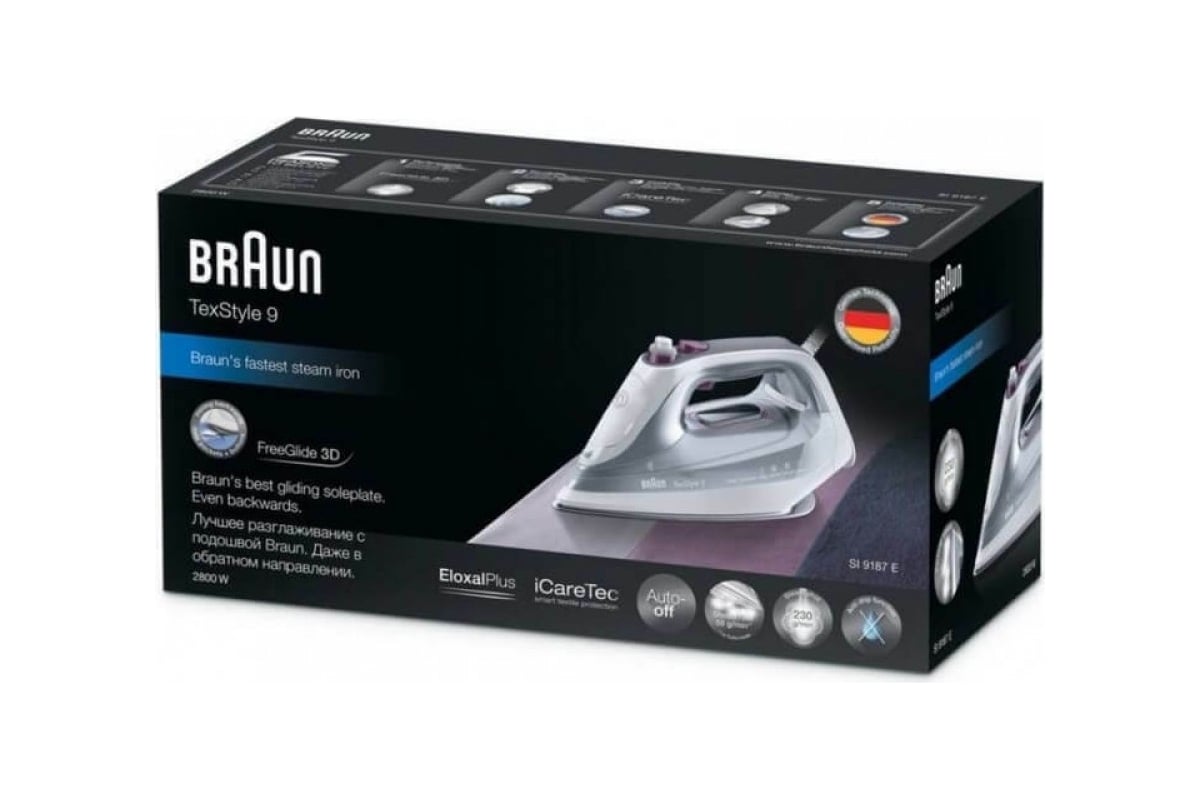 Утюг Braun SI9270WH 0127404104 - выгодная цена, отзывы, характеристики ...