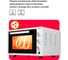 Мини-печь SImfer 6 режимов, конвекция, двойное стекло, цвет белый M4275 9