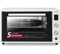 Мини-печь SImfer 6 режимов, конвекция, двойное стекло, цифровой дисплей, цвет белый M7070