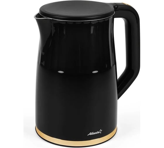 Электрический двухстенный чайник Atlanta ATH-2536 black