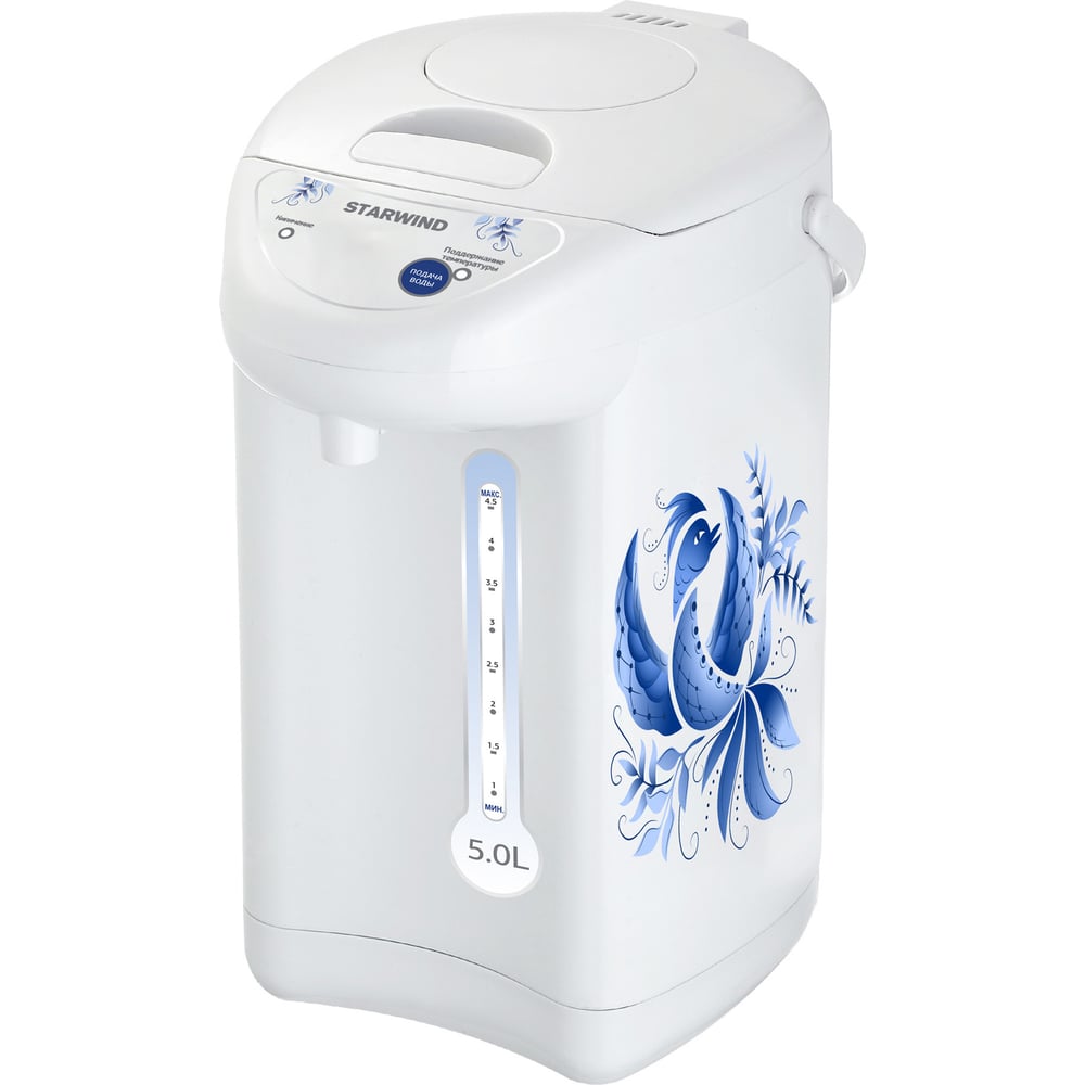 Термопот STARWIND STP2851 5 л 750 Вт белый/голубой 1517280 - выгодная ...