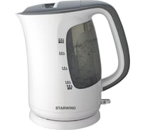 Чайник STARWIND SKG3025 2.5 л 2200Вт белый/серый пластик 1929915