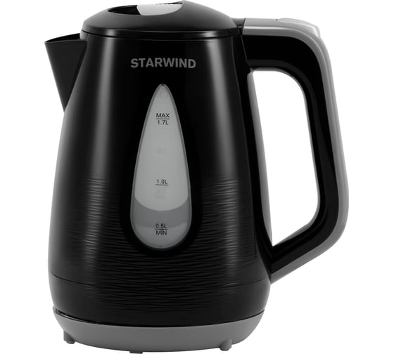 Чайник STARWIND SKP2316 1.7 л 2200Вт черный/серый пластик 1464421 1