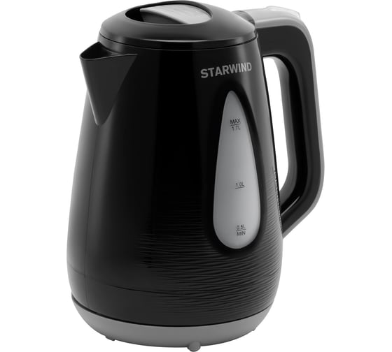 Чайник STARWIND SKP2316 1.7 л 2200Вт черный/серый пластик 1464421