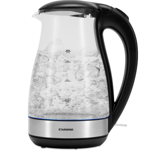 Чайник STARWIND SKP3039 1.7 л 2200Вт черный стекло 1905858