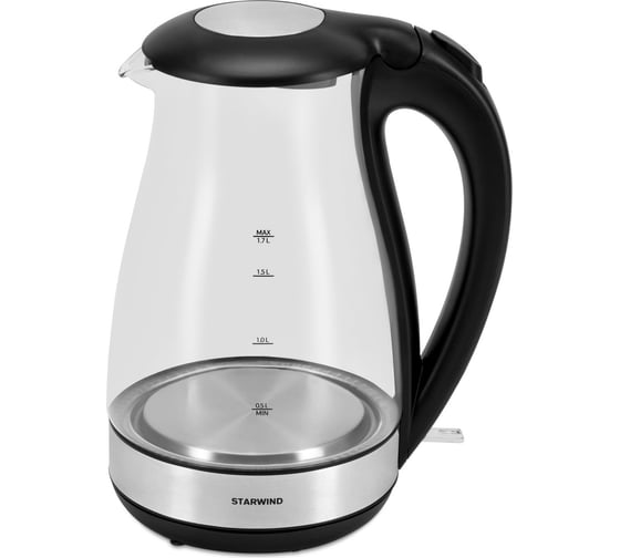 Чайник STARWIND SKP3039 1.7 л 2200Вт черный стекло 1905858