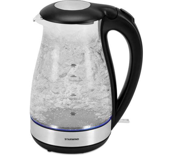 Чайник STARWIND SKP3039 1.7 л 2200Вт черный стекло 1905858