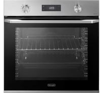 Многофункциональный электрический духовой шкаф DeLonghi nsm 11 xl rf rus, 60 см, черный, телескопические направляющие, 3 стекла дверцы, паровая система очистки К000000000131