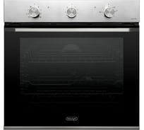 Многофункциональный электрический духовой шкаф DeLonghi nsm 7xl ppp rus, 60 см, черный, телескопические направляющие, паровая система очистки, 3 стекла дверцы К000000000133