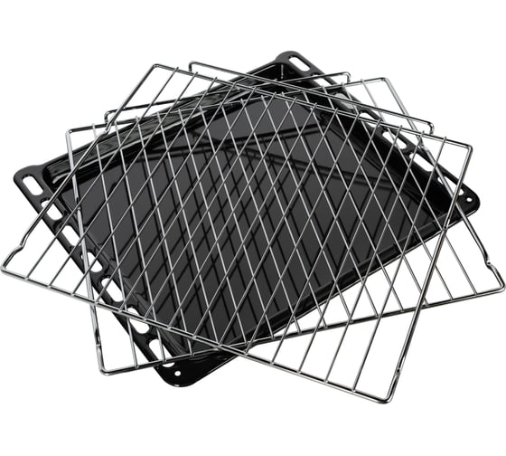 Многофункциональный электрический духовой шкаф DeLonghi nsm 7xl ppp rus, 60 см, черный, телескопические направляющие, паровая система очистки, 3 стекла дверцы К000000000133