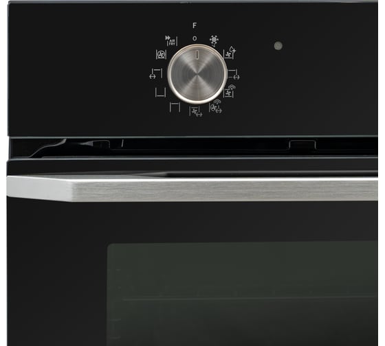 Многофункциональный электрический духовой шкаф nsm 7 nl rf rus, 60 см, черный, конвекция, телескопические направляющие, паровая система очистки, 3 стекла дверцы DeLonghi К000000000137