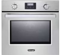 Многофункциональный электрический духовой шкаф DeLonghi plm 9 xlx 2 rus, 60 см, серебристый, конвекция, телескопические направляющие, 3 стекла дверцы К000000000130