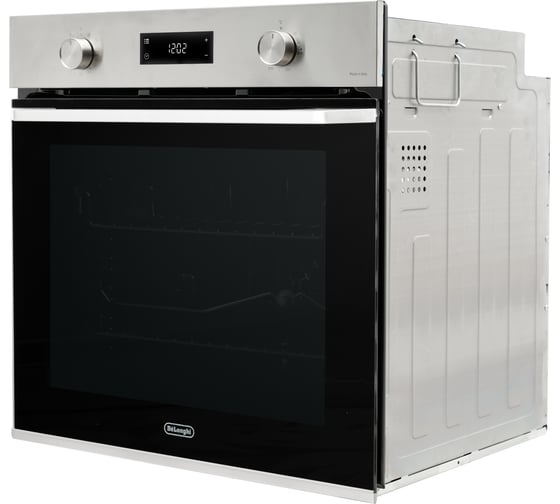 Многофункциональный электрический духовой шкаф DeLonghi nsm 11 xl rus, 60 см, черный, конвекция, телескопические направляющие, паровая система очистки К000000000132