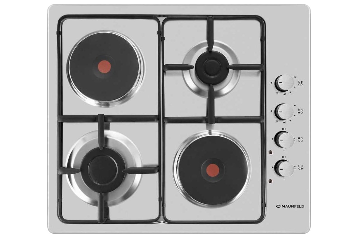 Комбинированная варочная панель MAUNFELD EEHS.64.5ES/KG - выгодная цена,  отзывы, характеристики, фото - купить в Москве и РФ