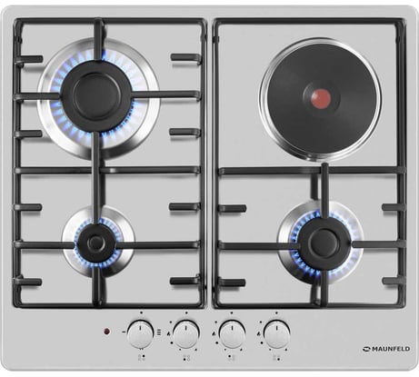 Комбинированная варочная панель MAUNFELD EEHS.64.3CS/KG