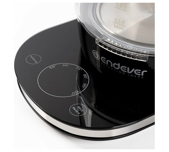 Электрический чайник ENDEVER емкость 1.7 л, корпус из BIO-стекла, Skyline KR-334 G
