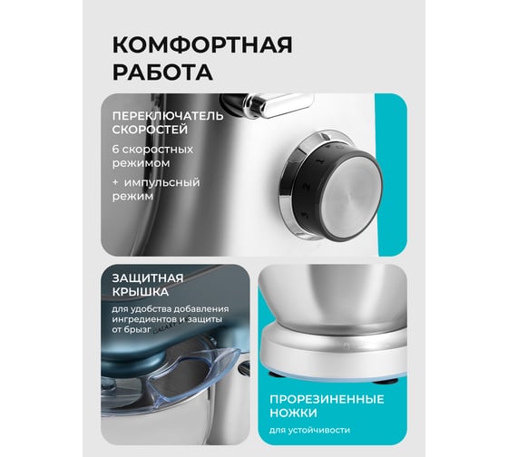 Кухонная машина Galaxy LINE GL 2311 1600 Вт, 7020523110