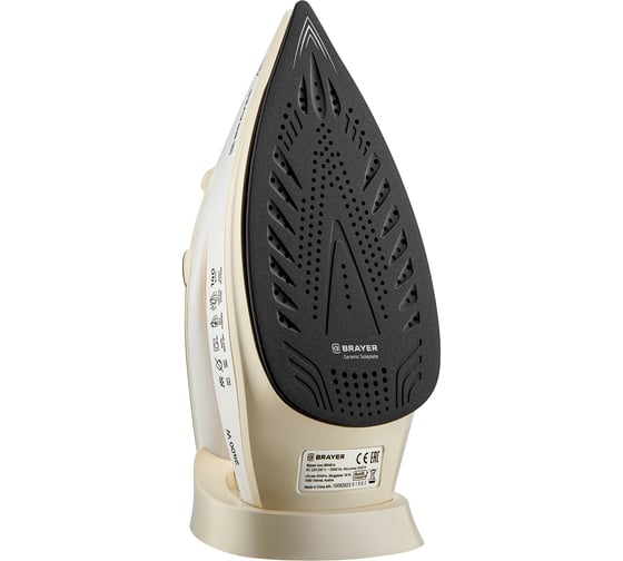 Паровой утюг BRAYER 4014BR 2400 Вт, 280 мл, 140 г/мин, керамическая подошва, антикапля, разбрызгиватель, самоочистка BR4014