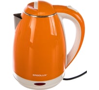 Чайник ERGOLUX ELX-KS07-С37 нержавеющая сталь/пластик, оранжево-белый ПРОМО 13955