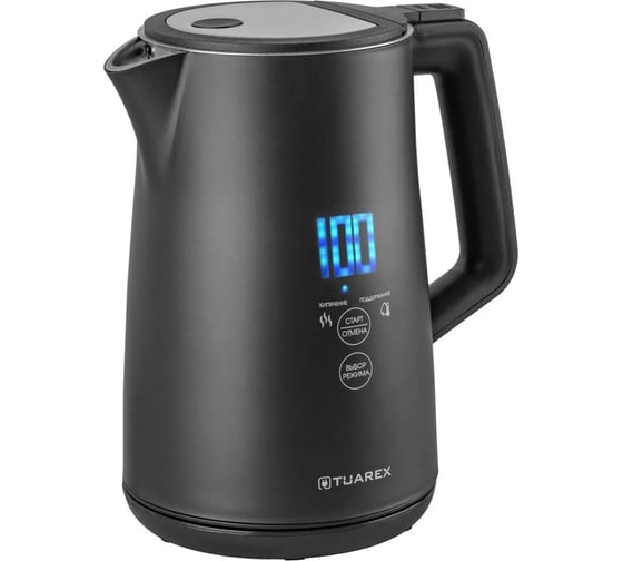 Электрический чайник Tuarex TK-8005, черный, 2200 Вт, емкость 1.7 литров 90456 1