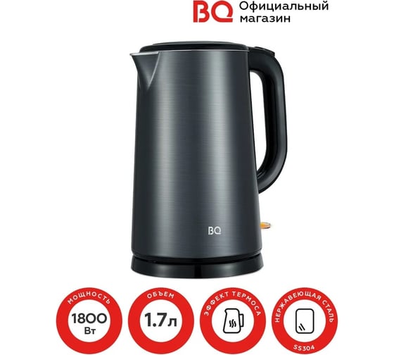 Чайник BQ kt1824s черный графит 86189608