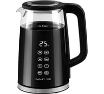 Электрический чайник Galaxy LINE GL 0342 2200 Вт, 220-240 В, 50 Гц, 1,7 л, регулировка температуры от 40 до 100 с, 4 режима кипячения, led-дисплей 7010103420