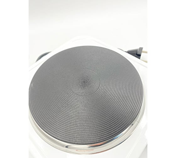 Электрическая плита BlackWeld с 1 конфоркой, белая 150001
