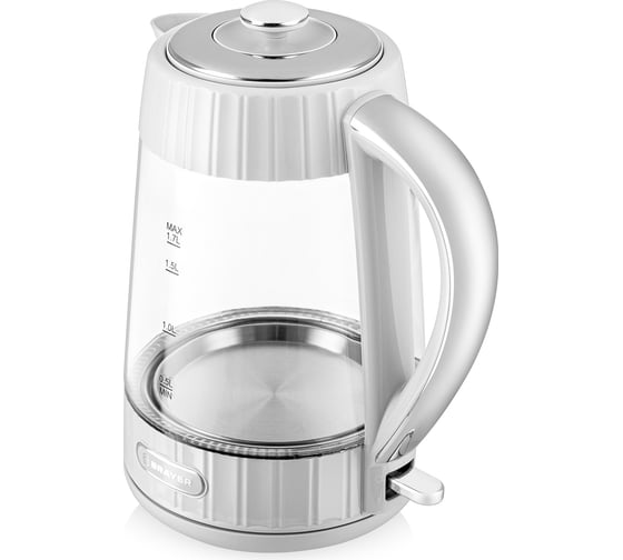 Электрический чайник BRAYER 1076BR 2200 Вт, 1.7 л, стеклянный корпус, VNQ by STRIX, автоотключение BR1076