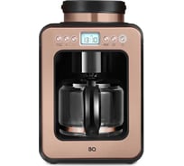 Капельная кофеварка со встроенной кофемолкой BQ cm7001 черный-розовое золото 86199509