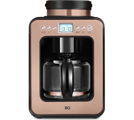 Капельная кофеварка со встроенной кофемолкой BQ cm7001 черный-розовое золото 86199509