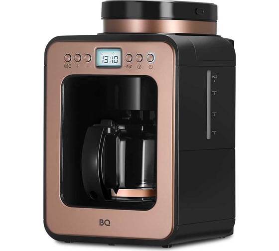 Капельная кофеварка со встроенной кофемолкой BQ cm7001 розовое золото-черный 86199510