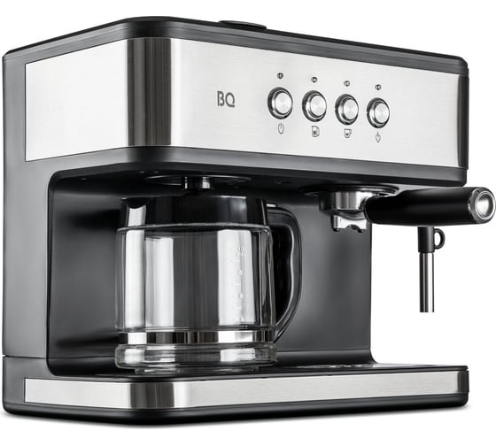 Кофеварка 2 в 1 BQ cm1005 стальной-черный 86198277