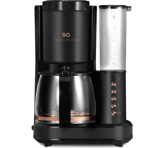 Капельная кофеварка со встроенной кофемолкой BQ cm7002 черный-розовое золото 86199515