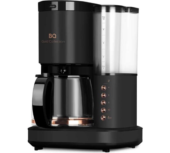 Капельная кофеварка со встроенной кофемолкой BQ cm7002 черный-розовое золото 86199515