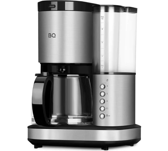 Капельная кофеварка со встроенной кофемолкой BQ cm7002 стальной-черный 86199516