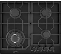 Встраиваемая газовая варочная панель ZUGEL черная матовая ZGH602B