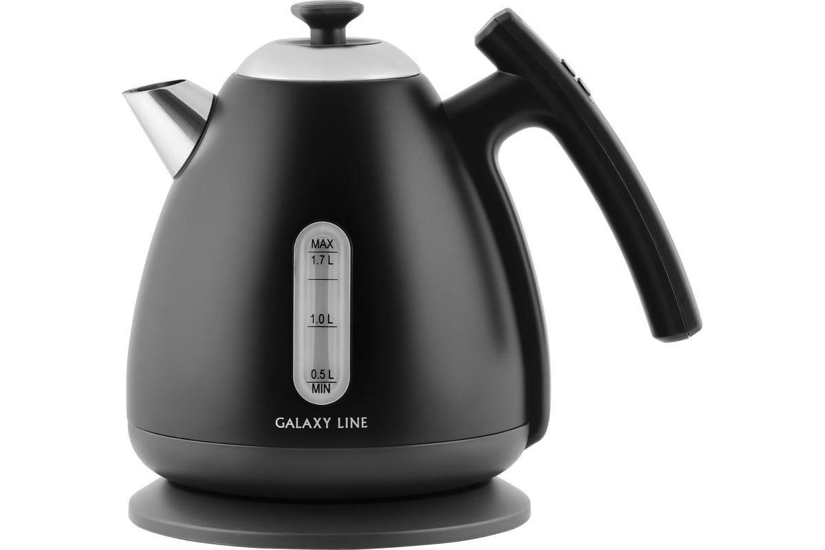 Чайник электрический Galaxy LINE GL 0343 черный нефрит, 2200 Вт 7010103432  - выгодная цена, отзывы, характеристики, фото - купить в Москве и РФ