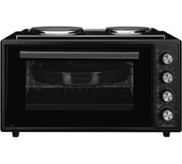 Мини-печь с конфорками MONSHER MMC 4850 Noir 76536