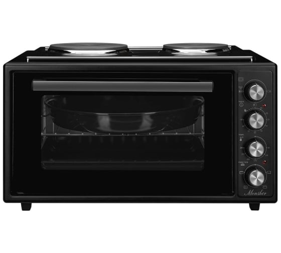 Мини-печь с конфорками MONSHER MMC 4850 Noir 76536
