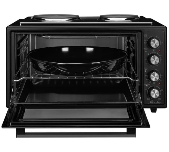 Мини-печь с конфорками MONSHER MMC 4850 Noir 76536