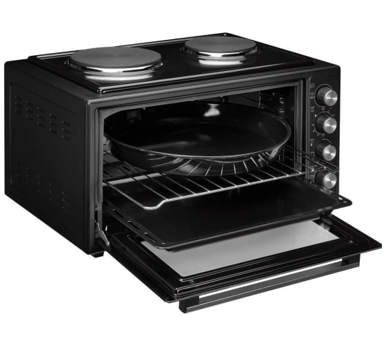Мини-печь с конфорками MONSHER MMC 4850 Noir 76536