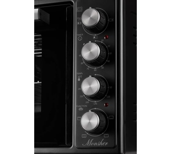 Мини-печь с конфорками MONSHER MMC 4850 Noir 76536