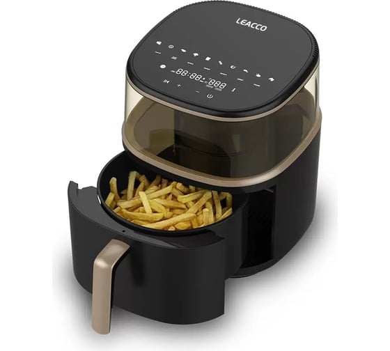 Аэрогриль LEACCO Air fryer black AF017
