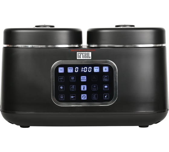 Мультиварка GFGRIL 3в1, с двумя чашами GFM-210