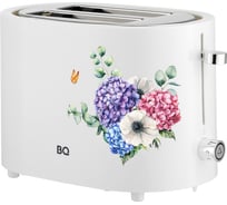 Тостер BQ t1003 белый-цветы 86190500
