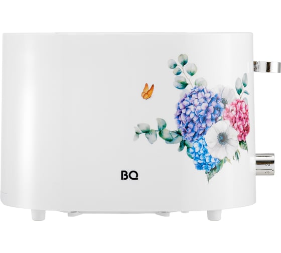Тостер BQ t1003 белый-цветы 86190500