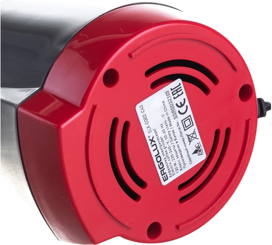Электрическая кофемолка ERGOLUX ELX-CG02-С43 черно-красная 13978