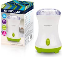 Электрическая кофемолка ERGOLUX ELX-CG01-C34 бело-салатовая 13977