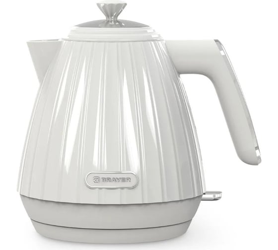 Электрический чайник BRAYER 1074BR-WH 2200 Вт, 1.7 л, пластиковый корпус, VNQ by STRIX, автоотключение BR1074WH