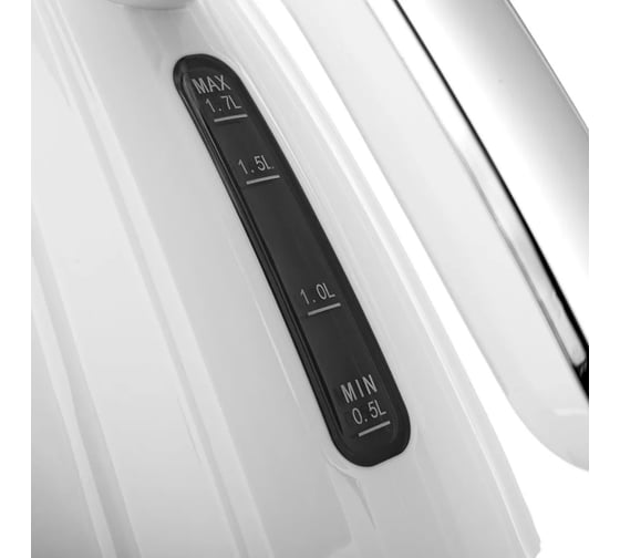 Электрический чайник BRAYER 1074BR-WH 2200 Вт, 1.7 л, пластиковый корпус, VNQ by STRIX, автоотключение BR1074WH